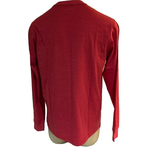 NEW UGA Georgia Bulldogs Wrangler Long Sleeve Red Crew Neck Shirt Men's L - Picture 6 of 7